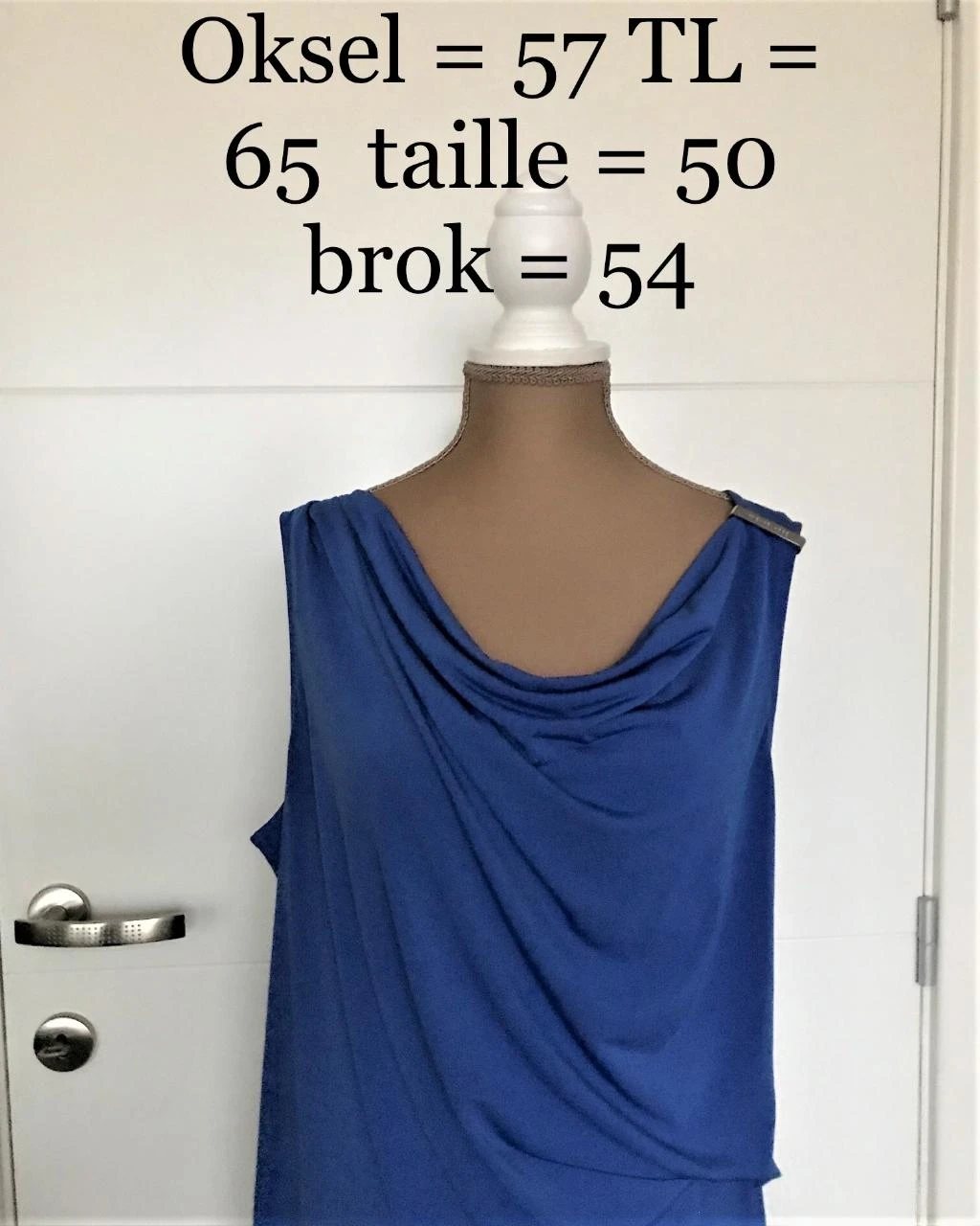 Michael Kors XL/42 bright blue sleeveless blouse. – photo 7